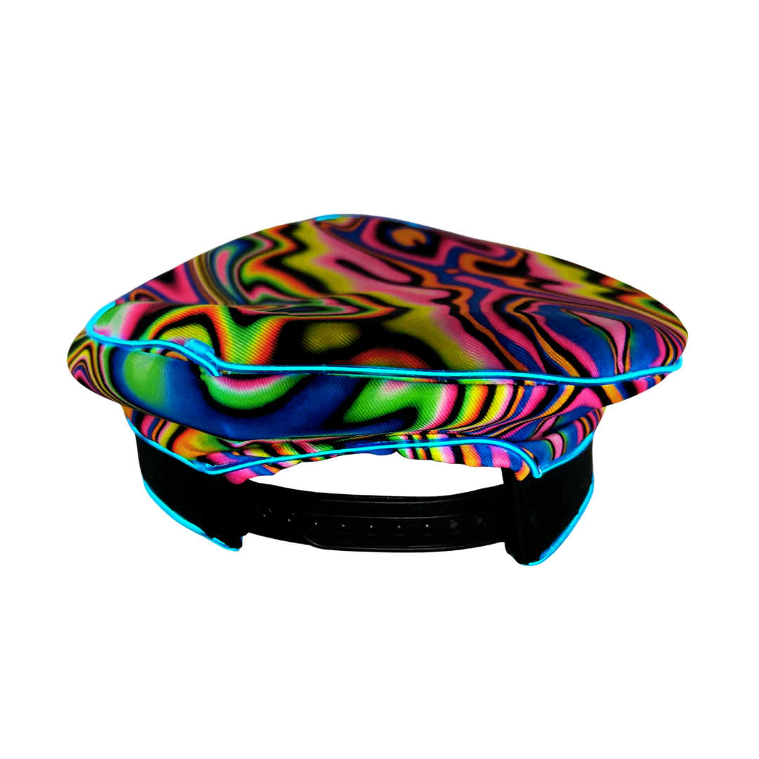 Trippy Captain- Neon Light Up Hat PRE-ORDER