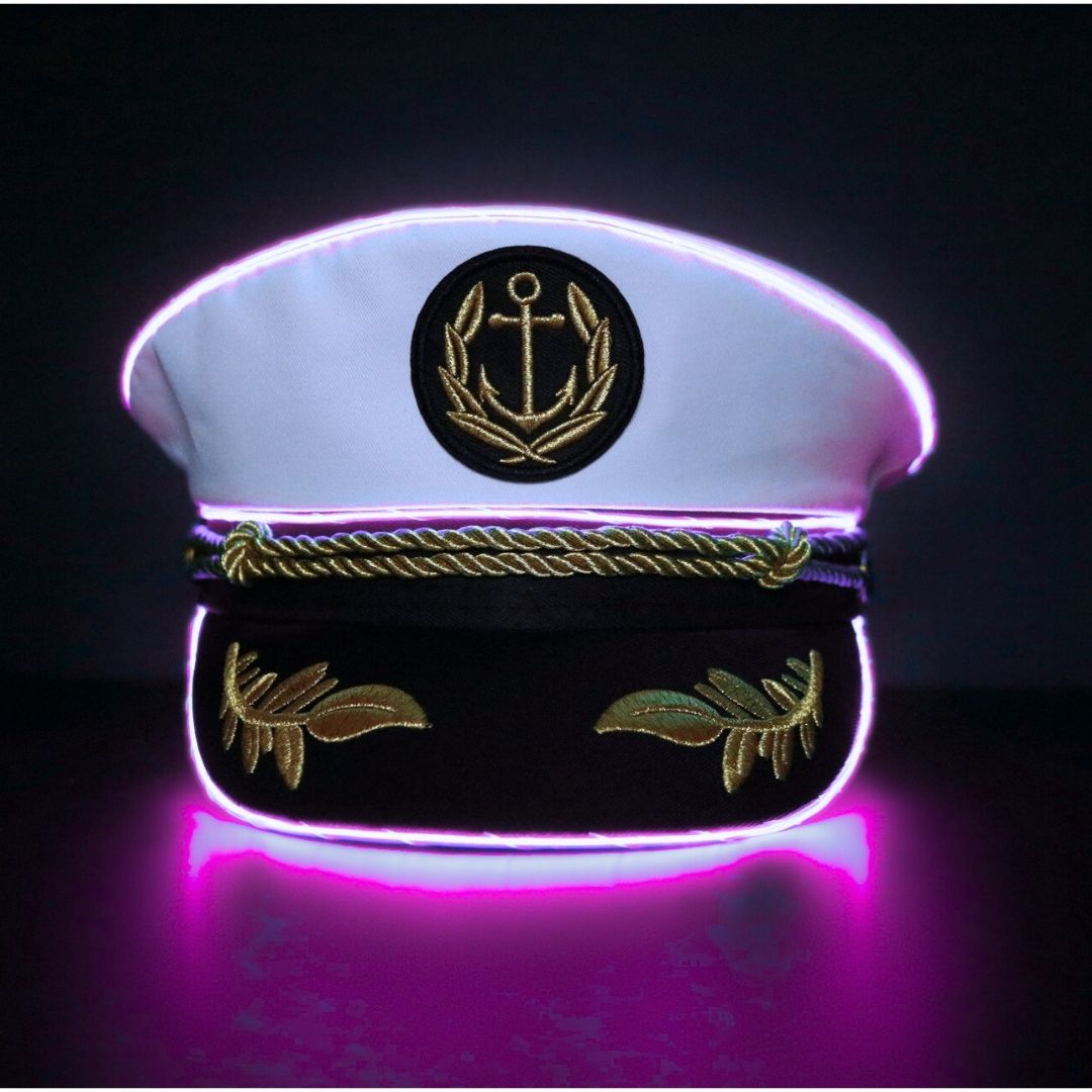 Neon Captain- Pink LED Light Up Hat