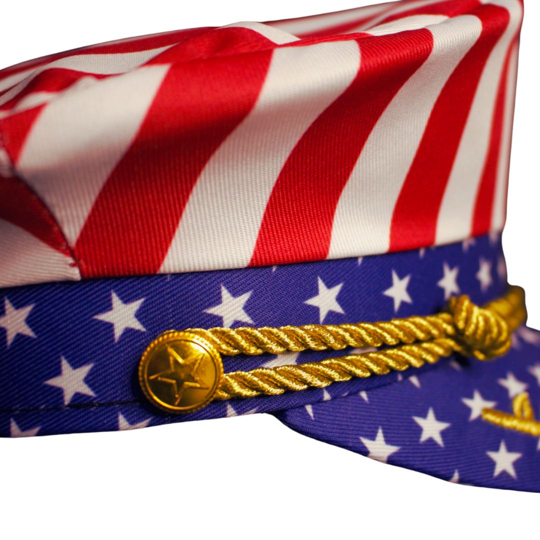 gold accents captain hat