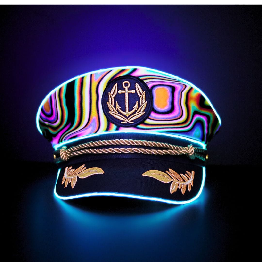 Trippy Captain Hat Trippy Captain- Neon Light Up Hat