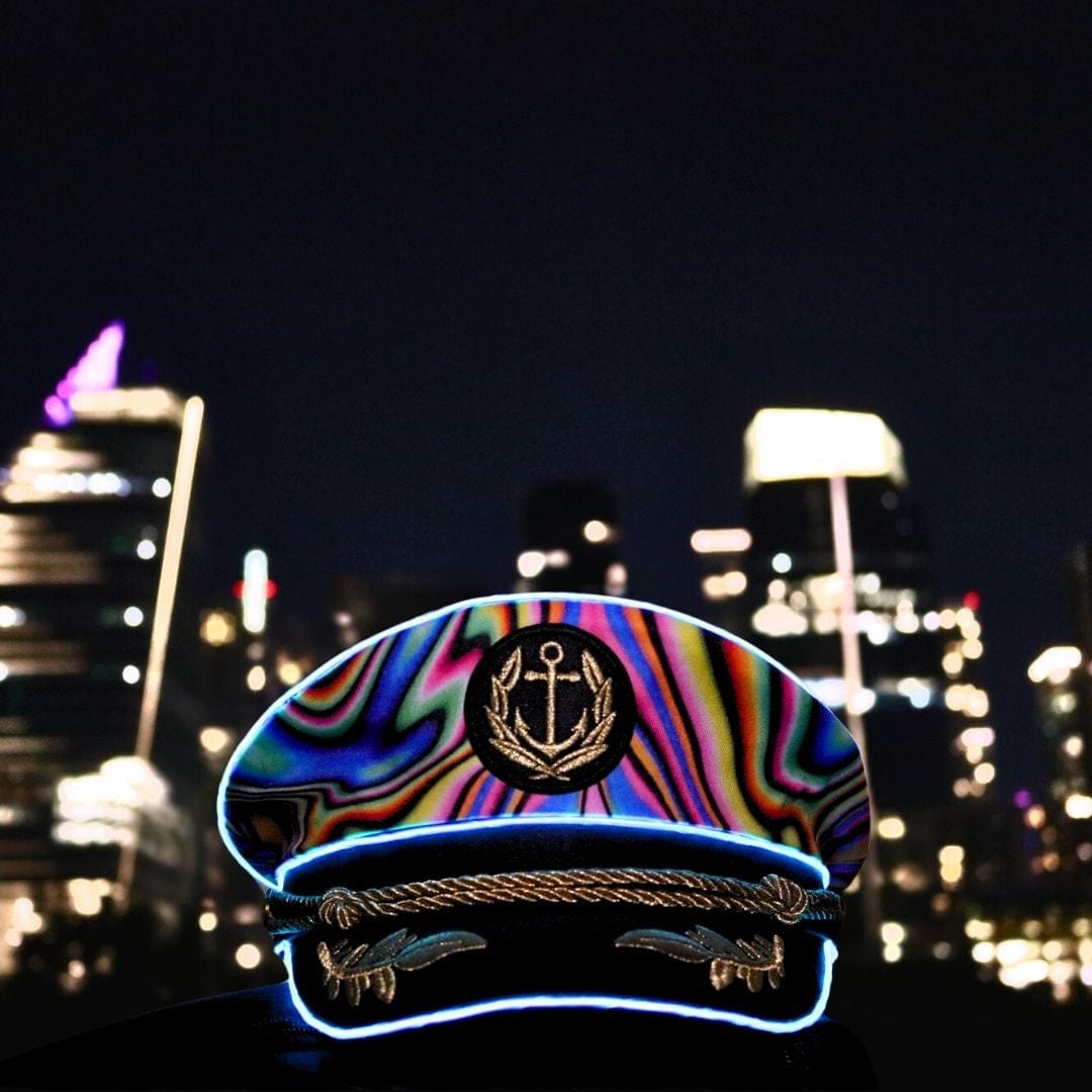 Trippy Captain Hat Trippy Captain- Neon Light Up Hat