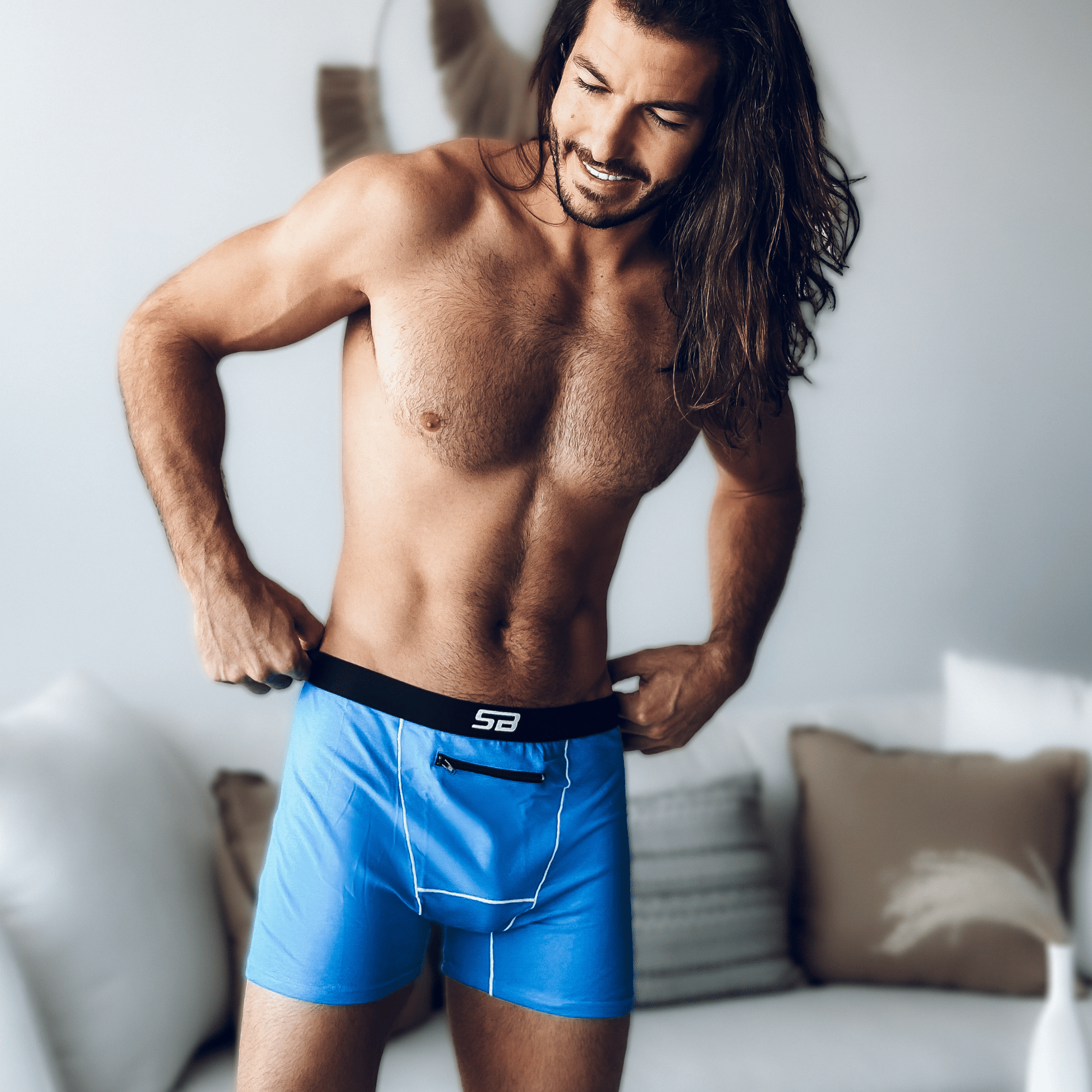 Trippy Captain Stash Briefs - hidden pocket boxer briefs