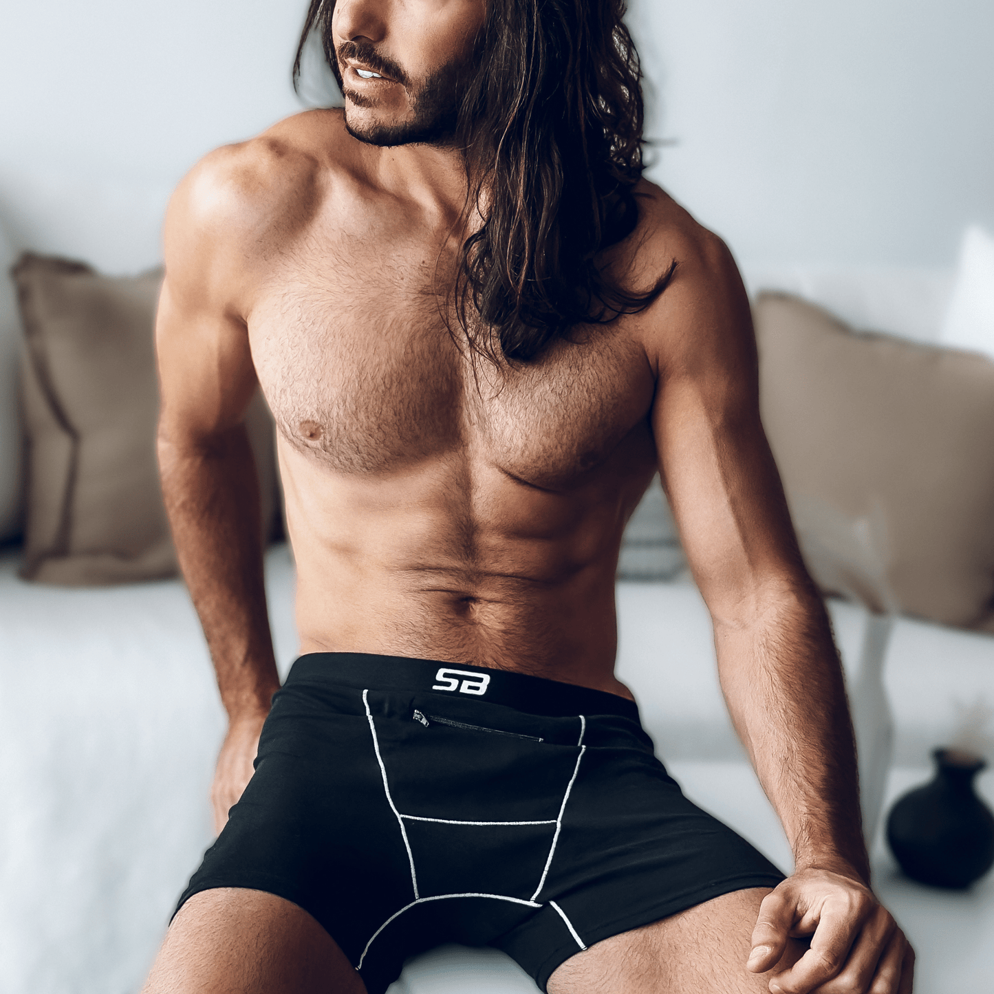 Trippy Captain Stash Briefs - hidden pocket boxer briefs
